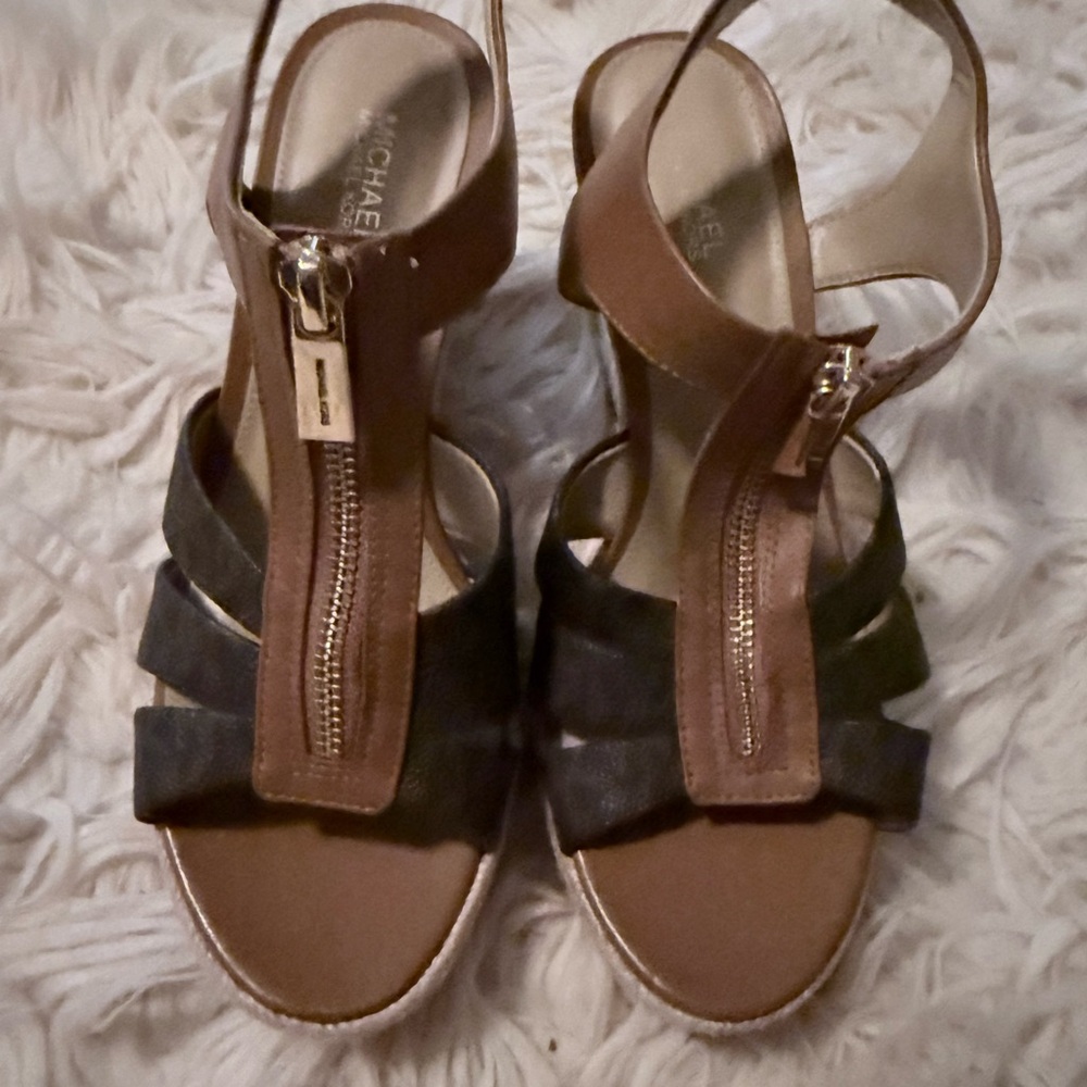 Michael Kors Brown and Black Heels